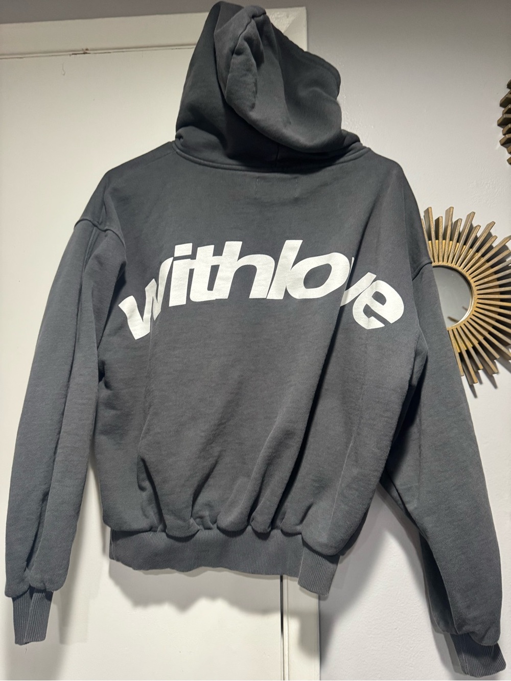 Withlove Crewneck Sweatshirt - Charcoal Women's Pullover